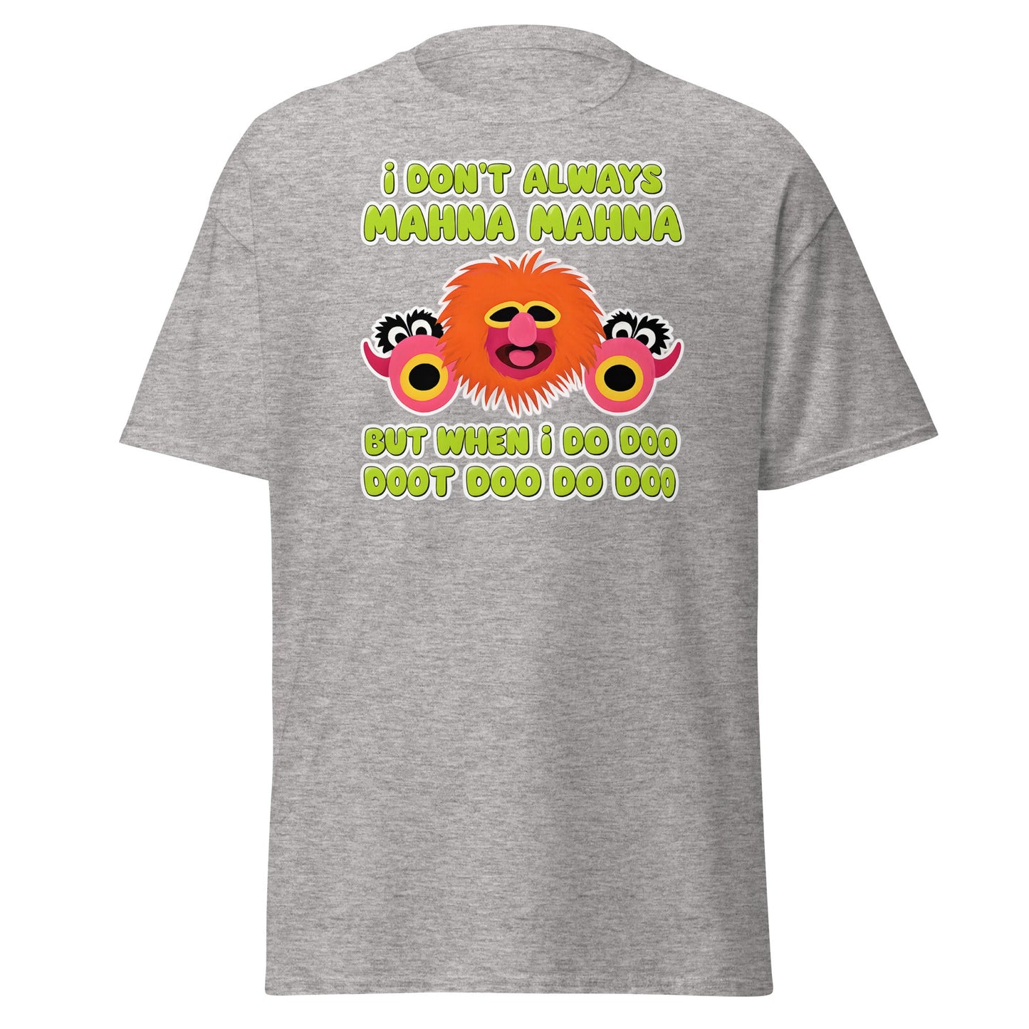 Mahna Mahna Funny Muppet Inspired T-Shirt - Doo Doot Doo - Sport Grey - T-Shirts Online