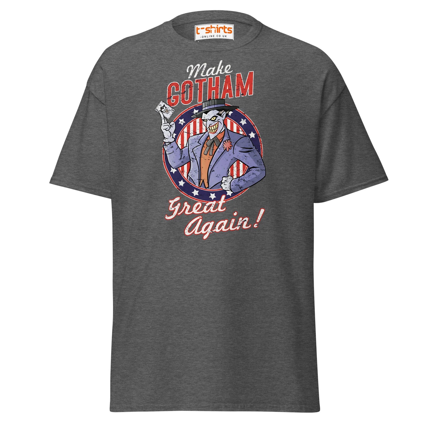 Make Gotham Great Again T-Shirt - Dark Heather - T-Shirts Online