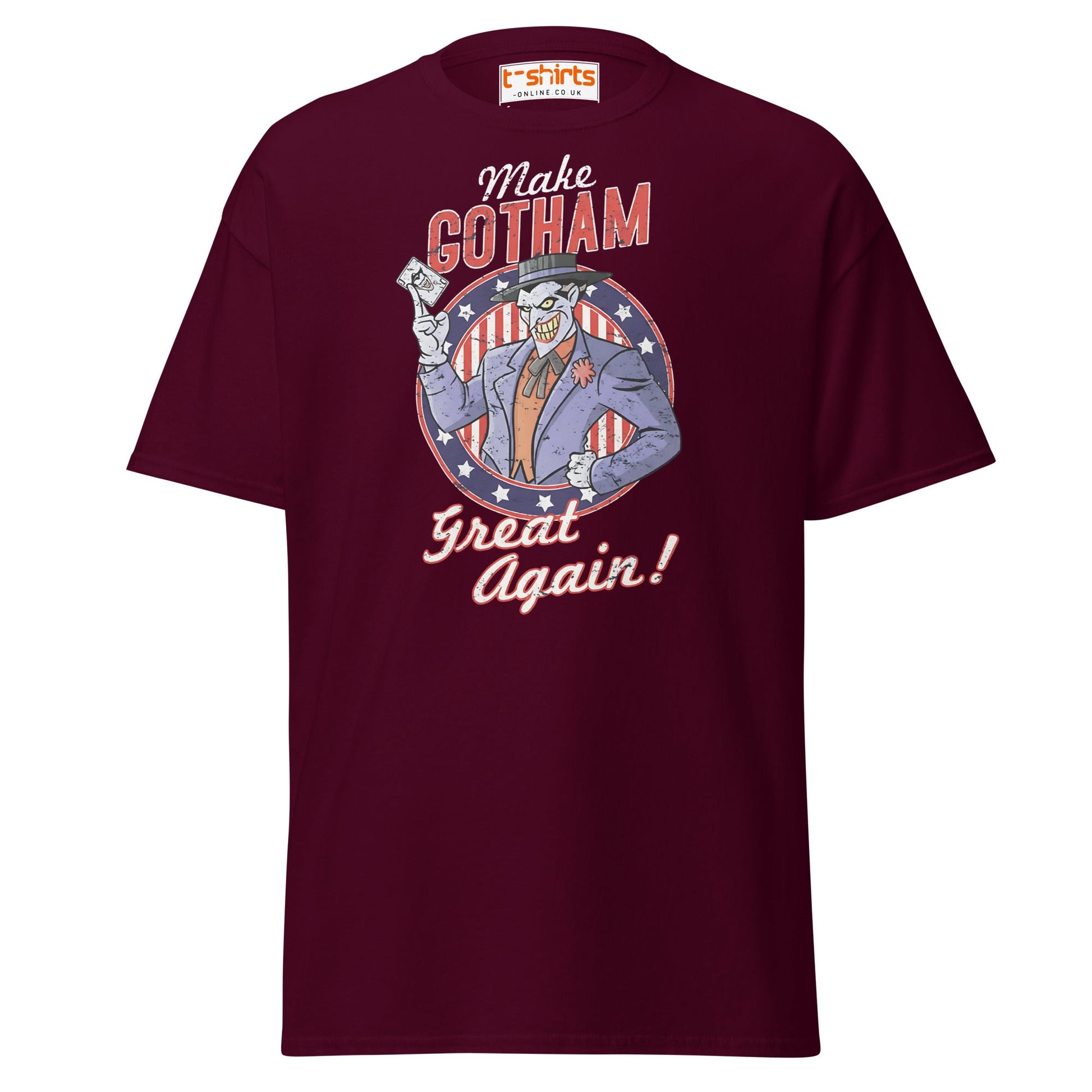 Make Gotham Great Again T-Shirt - Maroon - T-Shirts Online