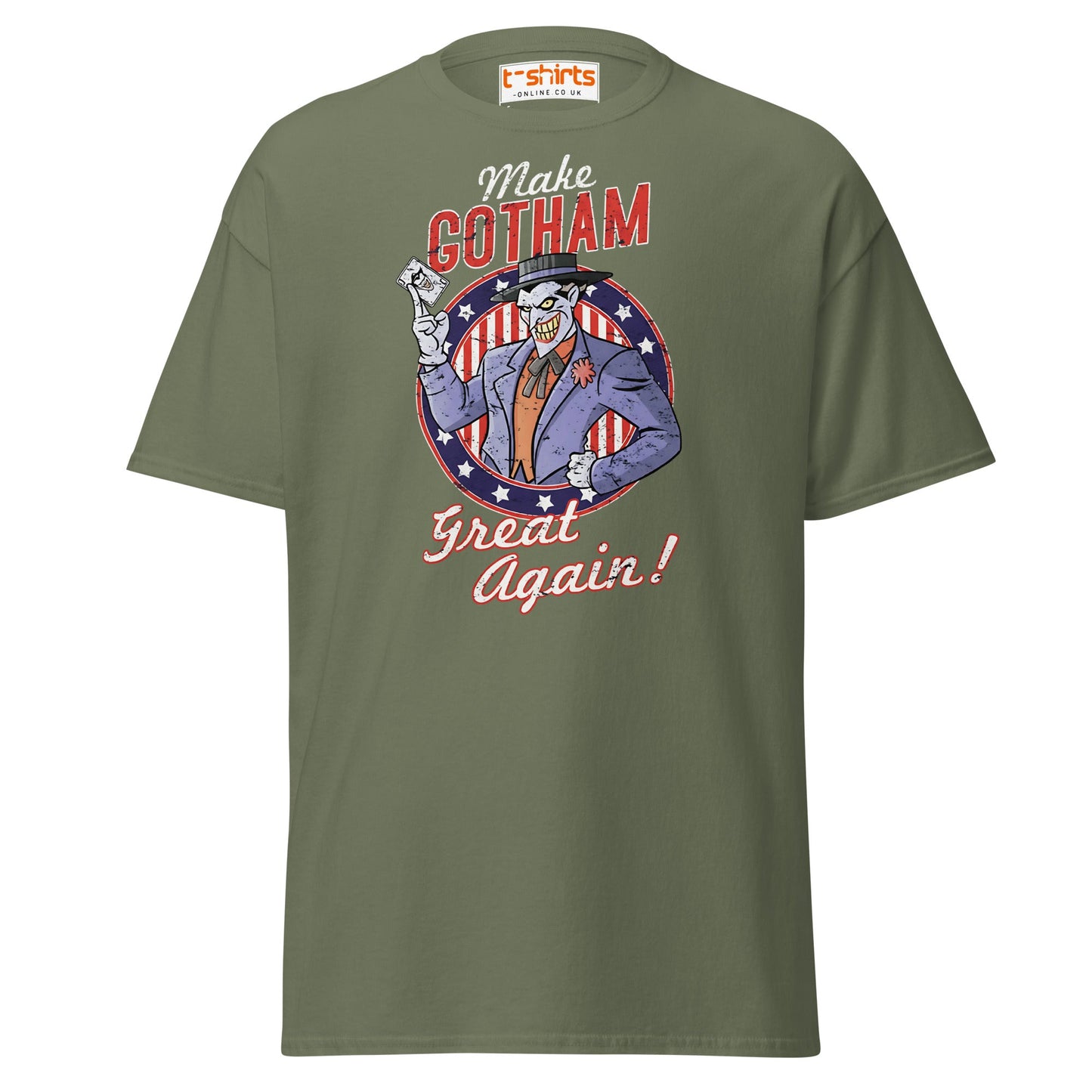 Make Gotham Great Again T-Shirt - Military Green - T-Shirts Online