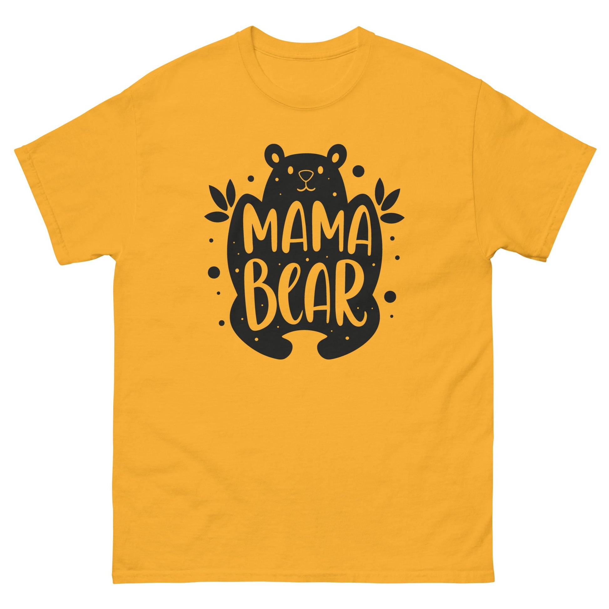 Mama Bear | Mother's Day T-Shirt - Gold - T-Shirts Online