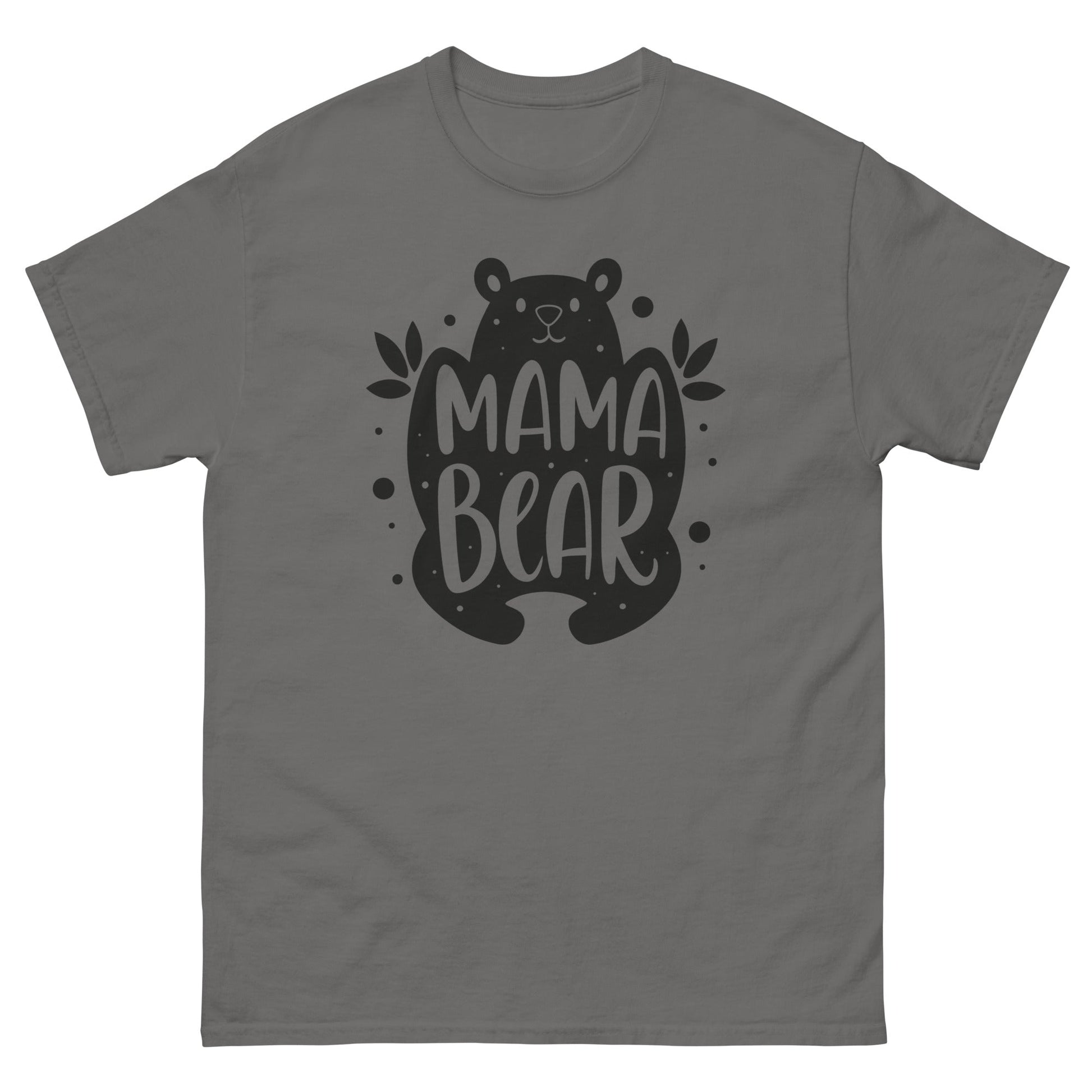 Mama Bear | Mother's Day T-Shirt - Charcoal - T-Shirts Online