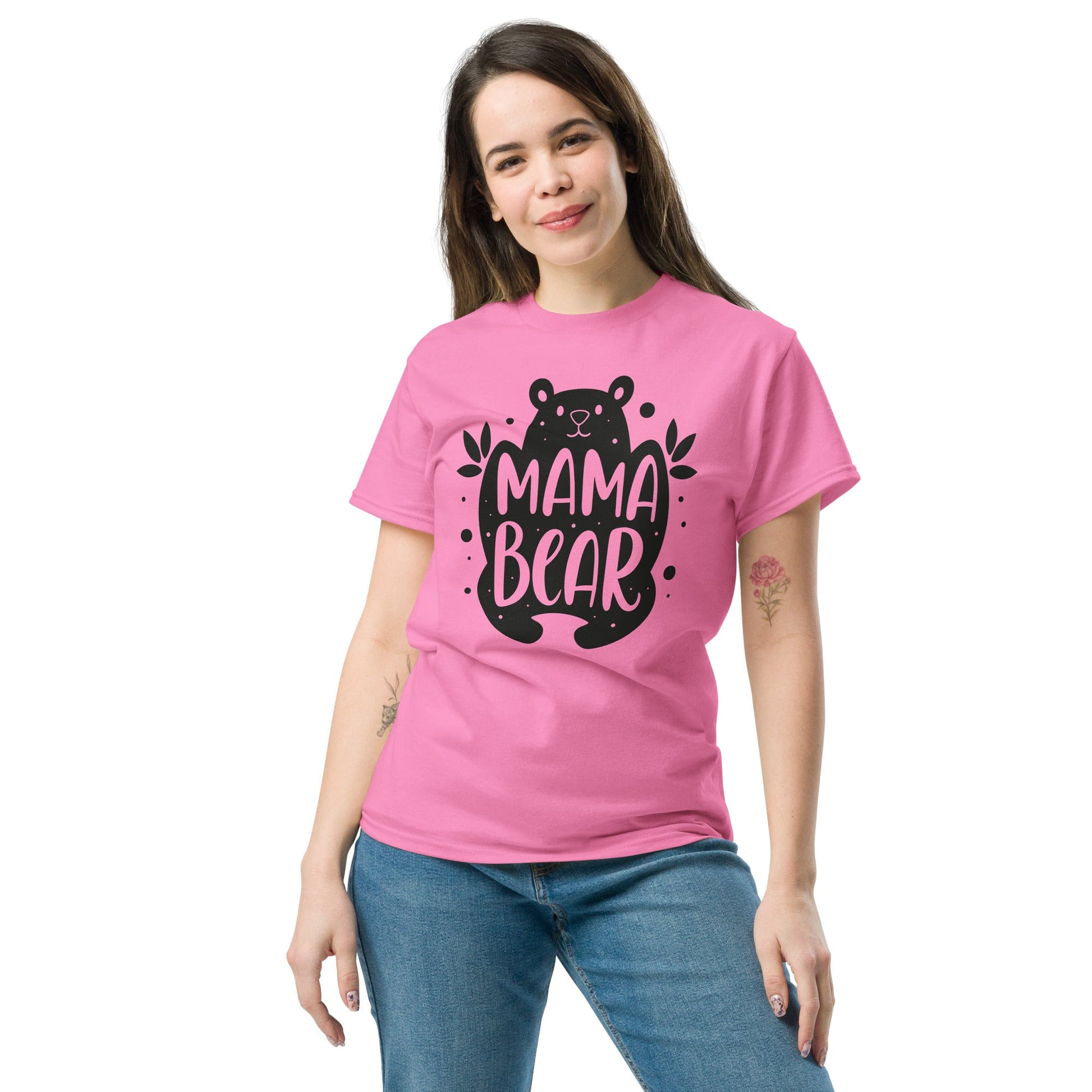 Mama Bear | Mother's Day T-Shirt - Cardinal - T-Shirts Online