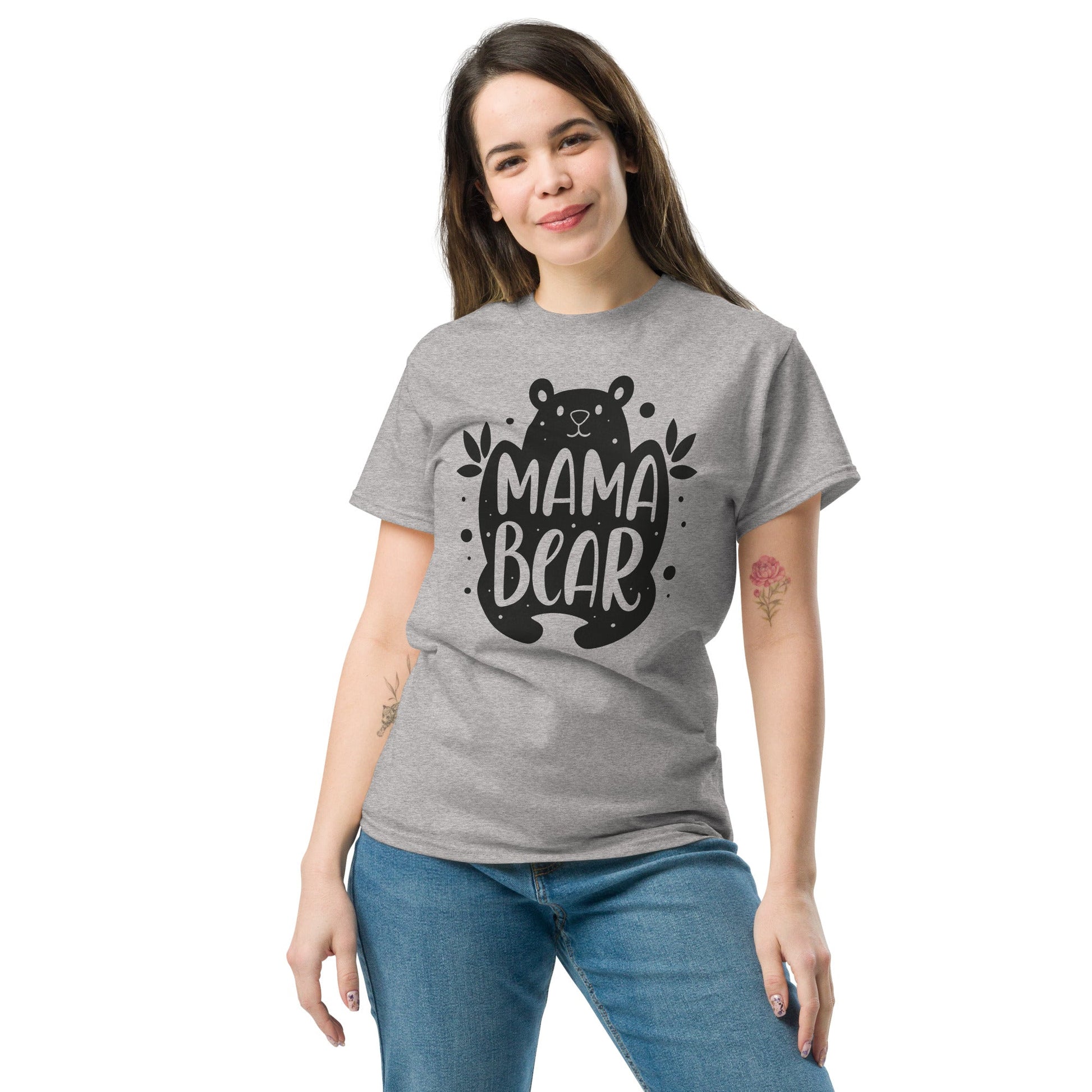 Mama Bear | Mother's Day T-Shirt - Cardinal - T-Shirts Online