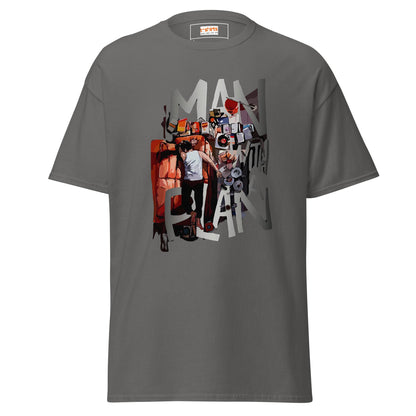 Man with a Plan | Men's Funny T Shirt - Charcoal - T-Shirts Online