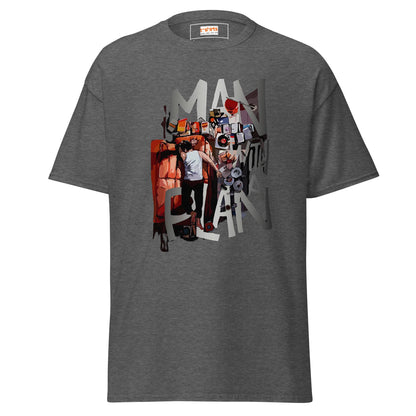 Man with a Plan | Men's Funny T Shirt - Dark Heather - T-Shirts Online