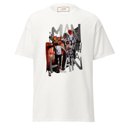 Man with a Plan | Men's Funny T Shirt - White - T-Shirts Online