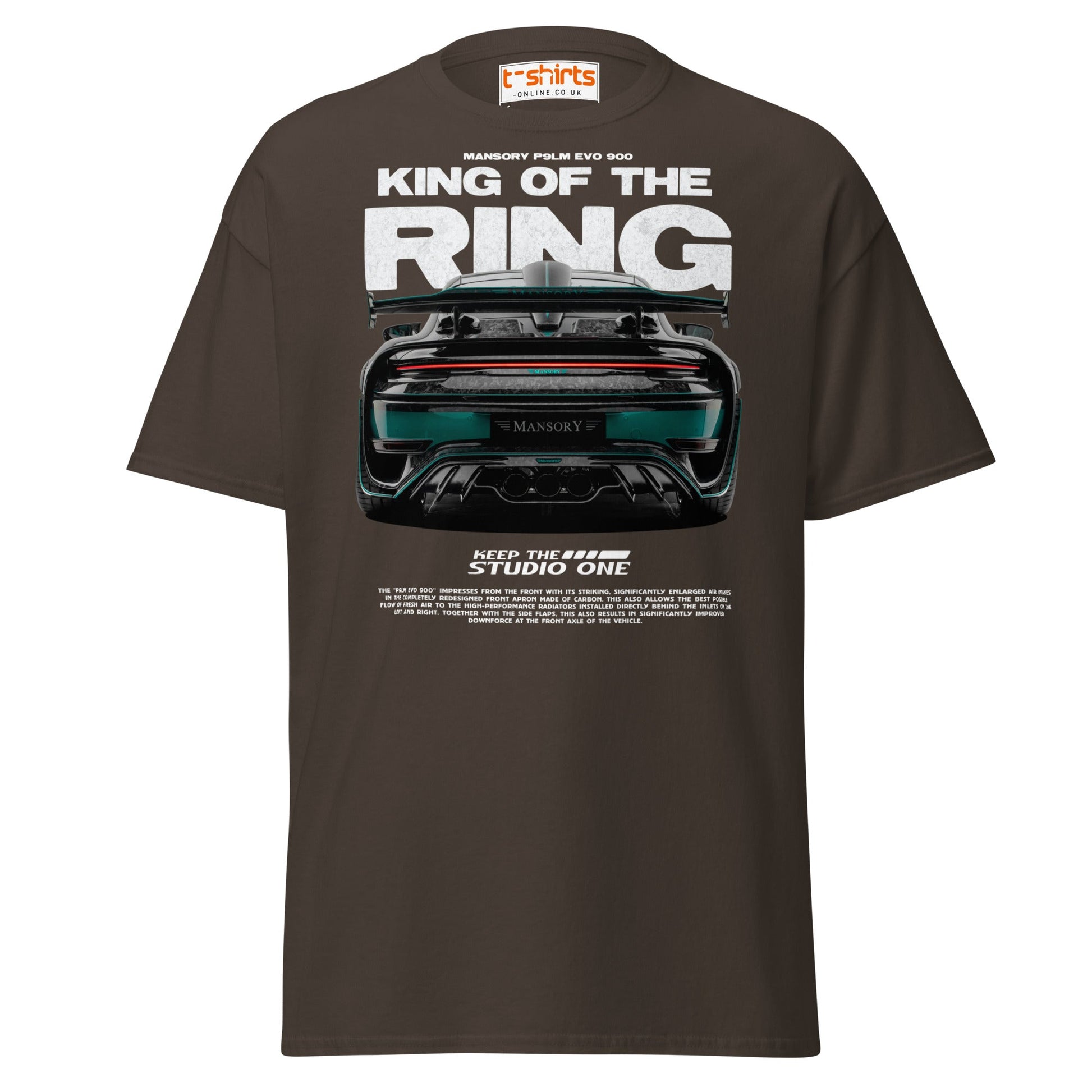 Mansory P9LM Evo 900 T-Shirt | King of the Ring Tee - Dark Chocolate - T-Shirts Online