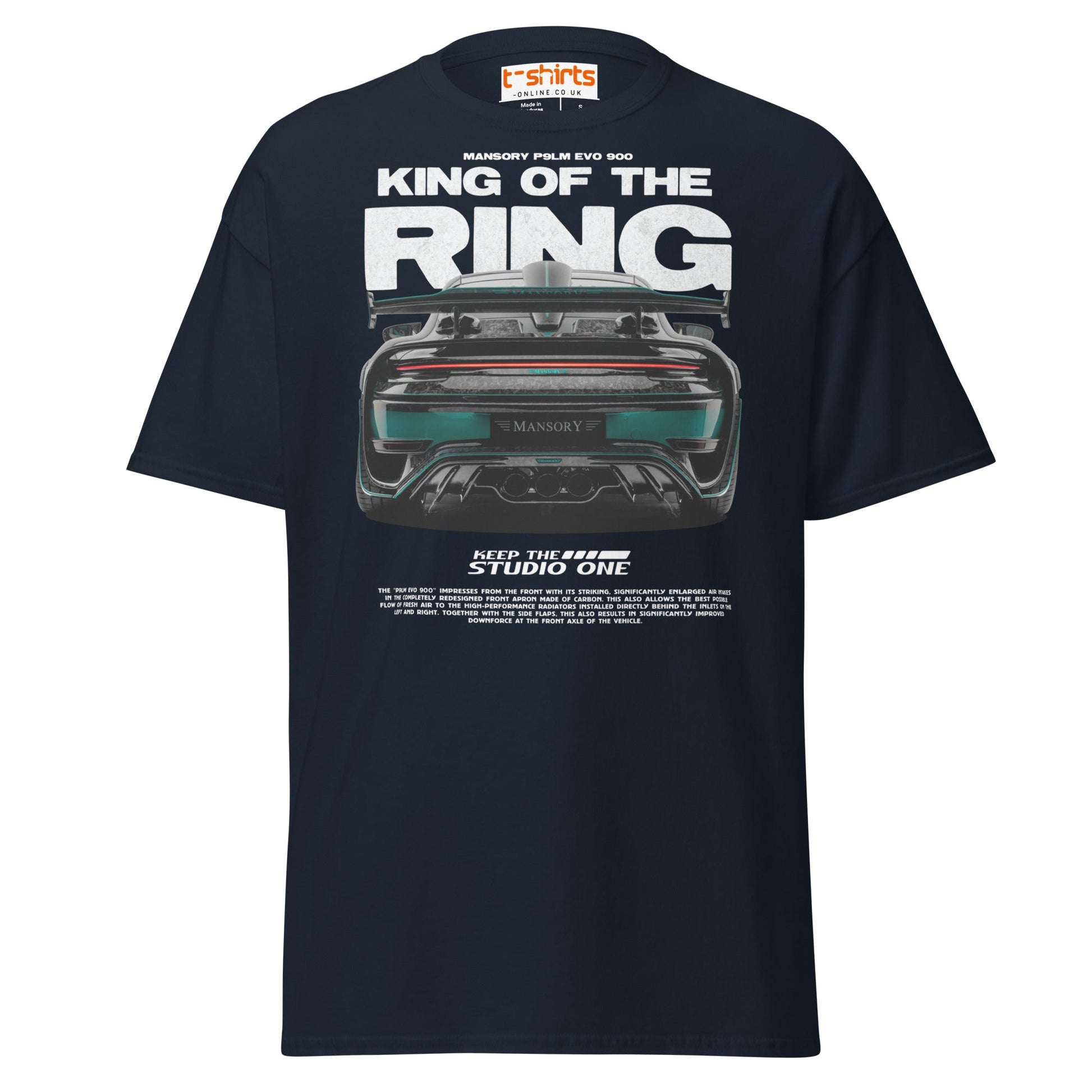 Mansory P9LM Evo 900 T-Shirt | King of the Ring Tee - Navy - T-Shirts Online