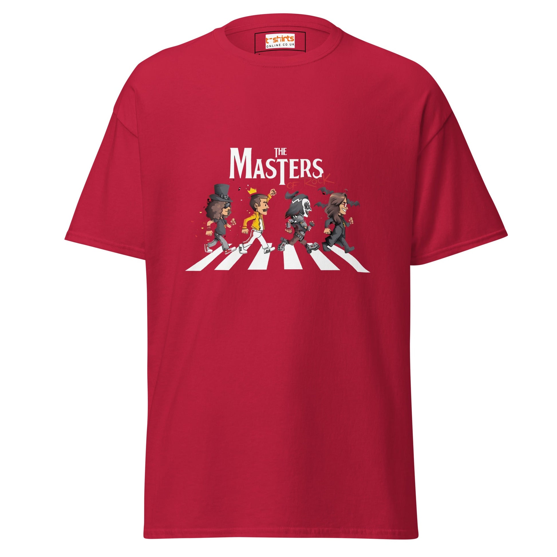 Masters of Rock | Music T-Shirt - Cardinal - T-Shirts Online