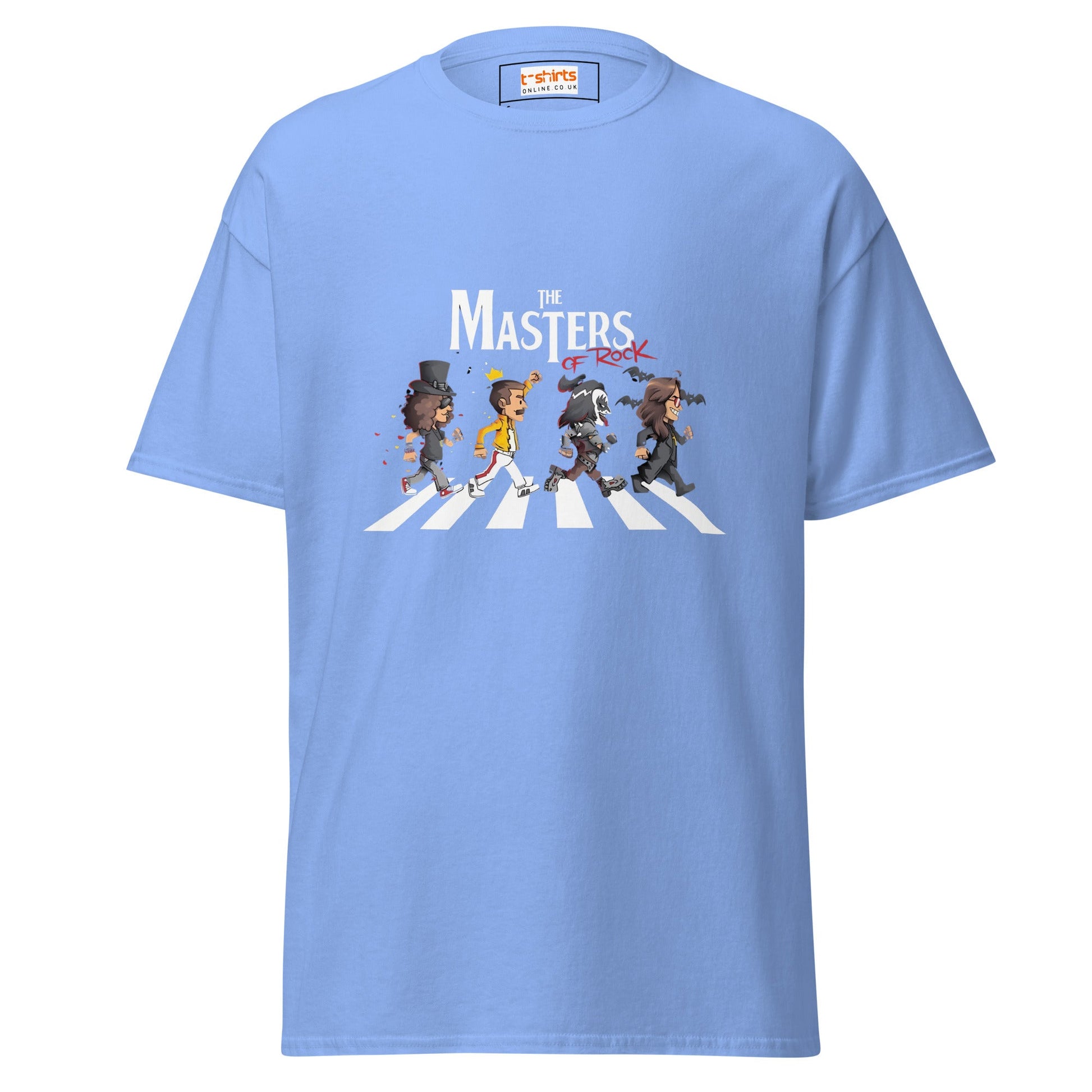 Masters of Rock | Music T-Shirt - Carolina Blue - T-Shirts Online