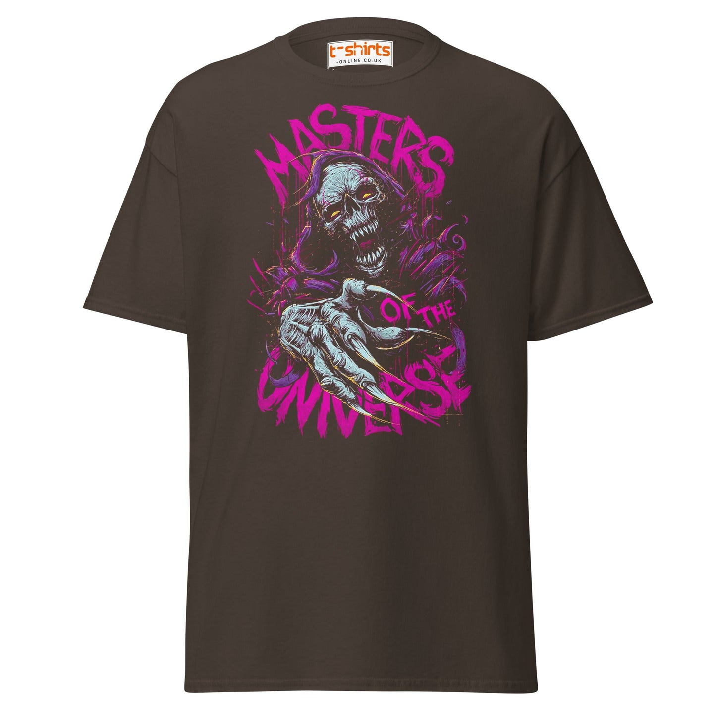 Masters of the Universe T-Shirt | Horror Skull Tee - Dark Chocolate - T-Shirts Online