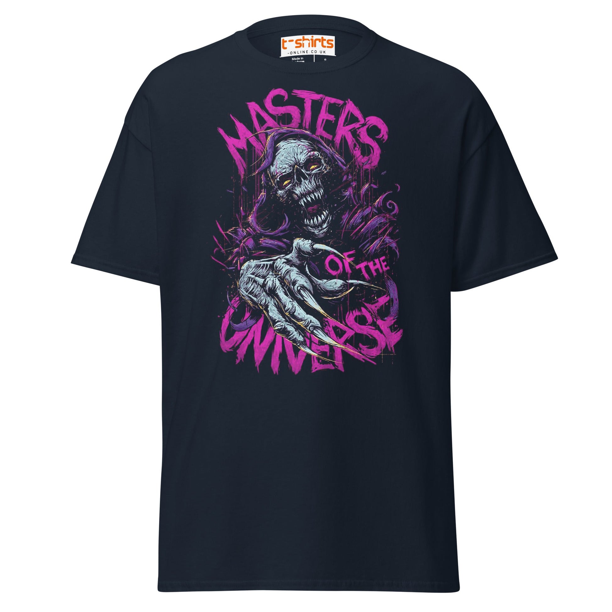 Masters of the Universe T-Shirt | Horror Skull Tee - Navy - T-Shirts Online