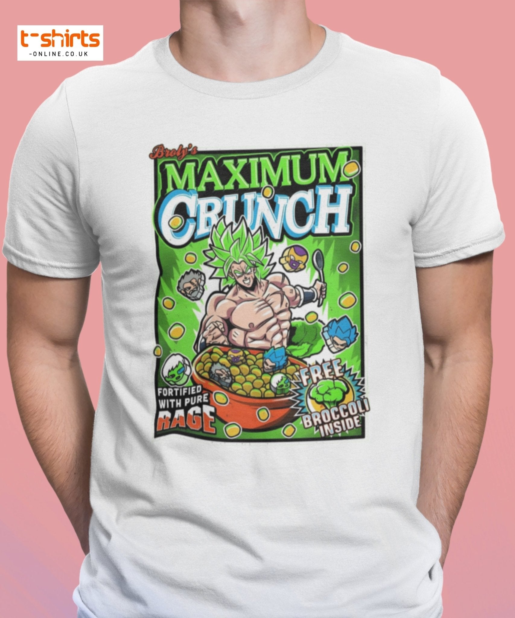 Maximum Crunch T-Shirt | Funny Anime Parody Tee - Black - T-Shirts Online
