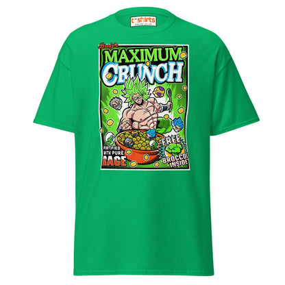 Maximum Crunch T-Shirt | Funny Anime Parody Tee - Irish Green - T-Shirts Online