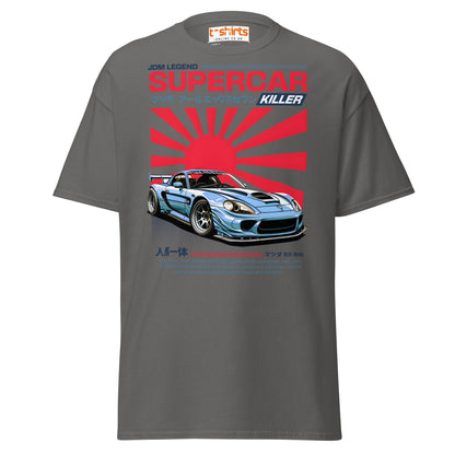 Mazda RX - 7 Supercar Killer T-Shirt - Charcoal - T-Shirts Online