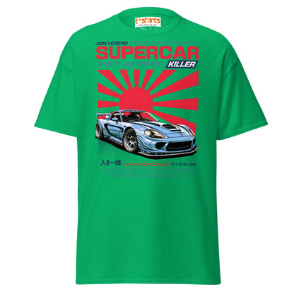Mazda RX - 7 Supercar Killer T-Shirt - Irish Green - T-Shirts Online