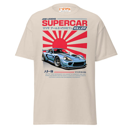 Mazda RX - 7 Supercar Killer T-Shirt - Natural - T-Shirts Online
