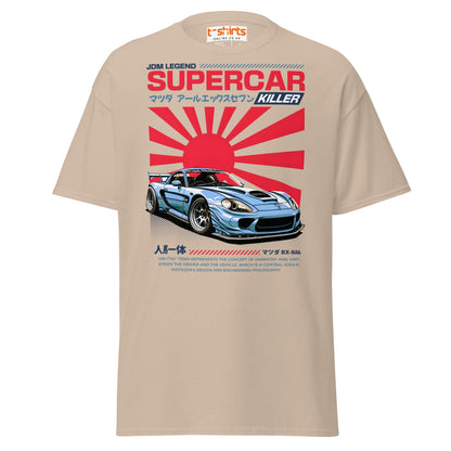 Mazda RX - 7 Supercar Killer T-Shirt - Sand - T-Shirts Online