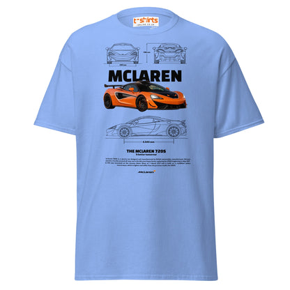 McLaren 720S T-Shirt | Supercar Fan Graphic Tee - Carolina Blue - T-Shirts Online