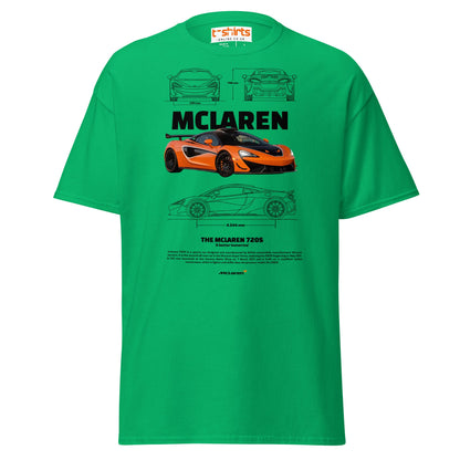 McLaren 720S T-Shirt | Supercar Fan Graphic Tee - Irish Green - T-Shirts Online