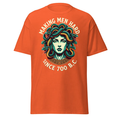 Medusa Making Men Hard Since 700 BC – Funny Myth T-Shirt - Orange - T-Shirts Online