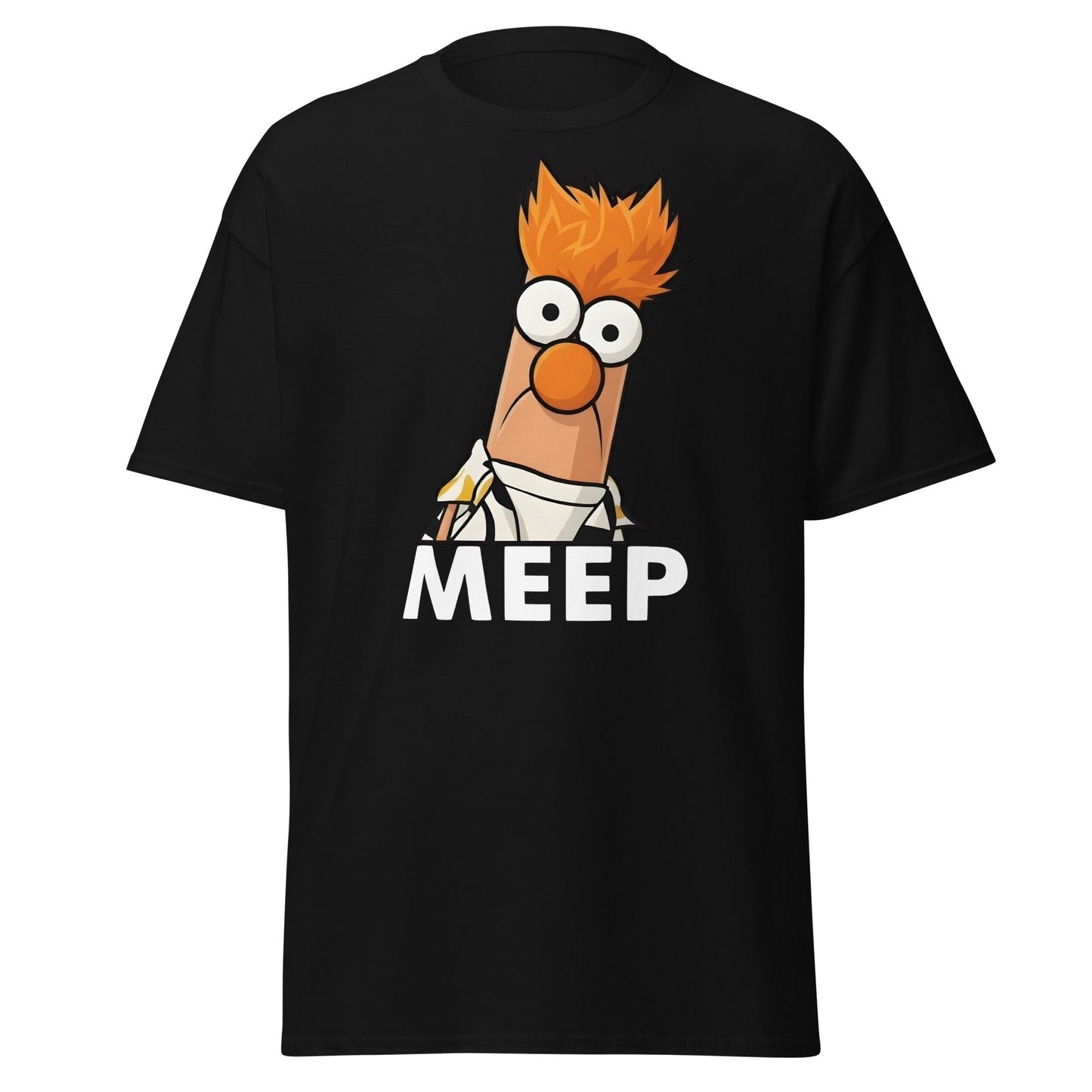 Meep Beaker Muppet Inspired Graphic T-Shirt - Funny Tee - Black - T-Shirts Online