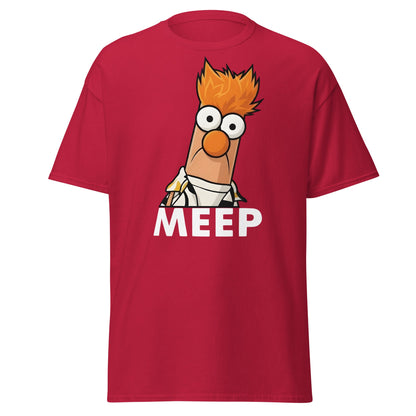 Meep Beaker Muppet Inspired Graphic T-Shirt - Funny Tee - Cardinal - T-Shirts Online