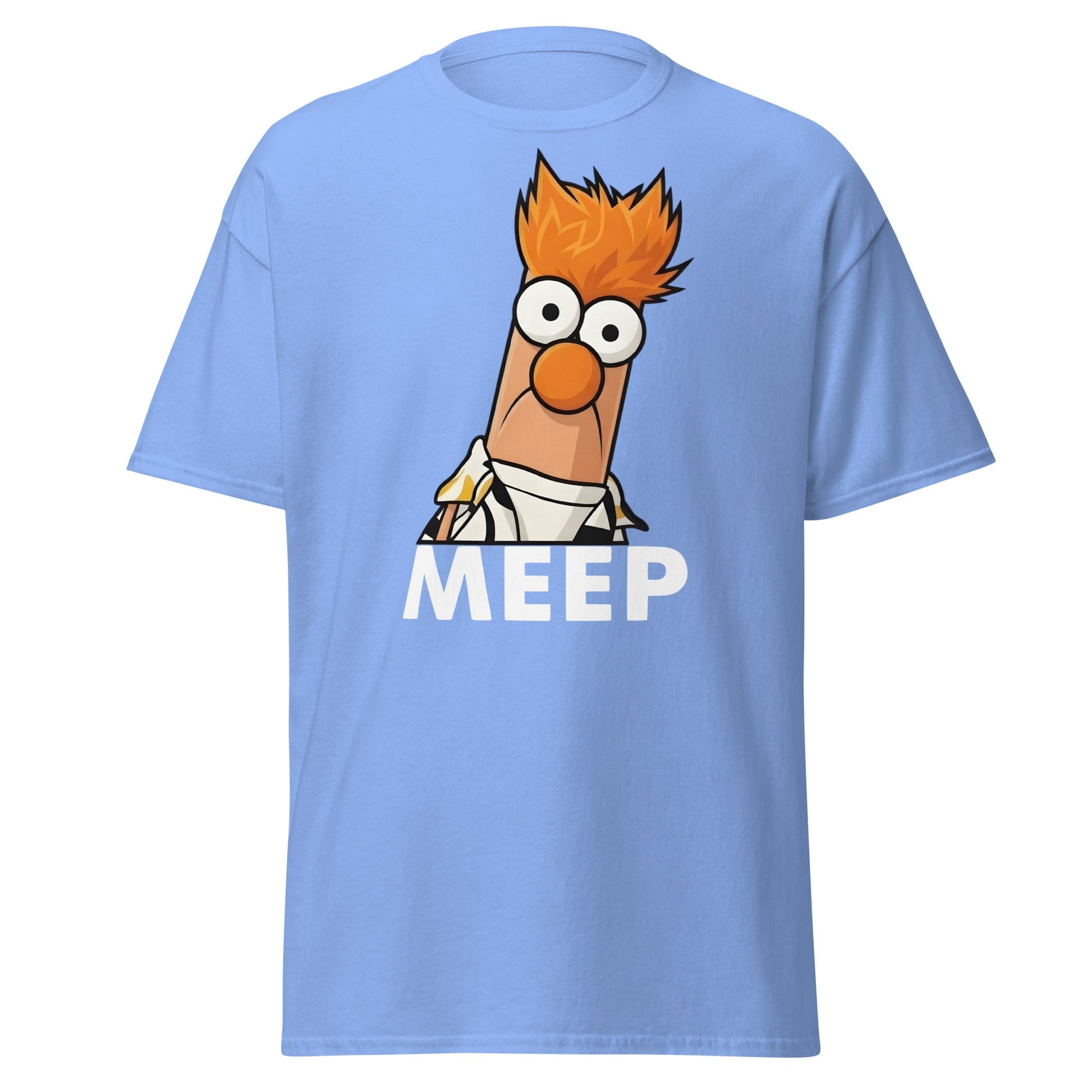 Meep Beaker Muppet Inspired Graphic T-Shirt - Funny Tee - Carolina Blue - T-Shirts Online