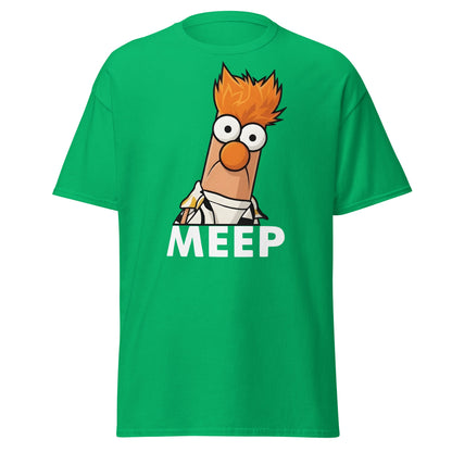 Meep Beaker Muppet Inspired Graphic T-Shirt - Funny Tee - Irish Green - T-Shirts Online