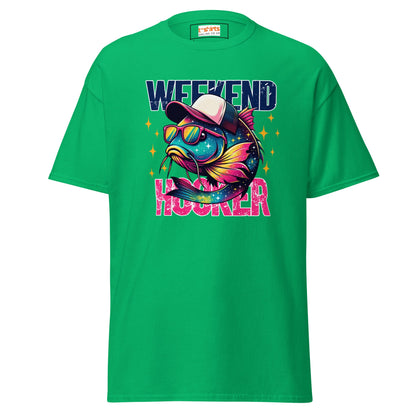 Men's Fishing T-Shirt | Weekend Hooker Tee - Irish Green - T-Shirts Online