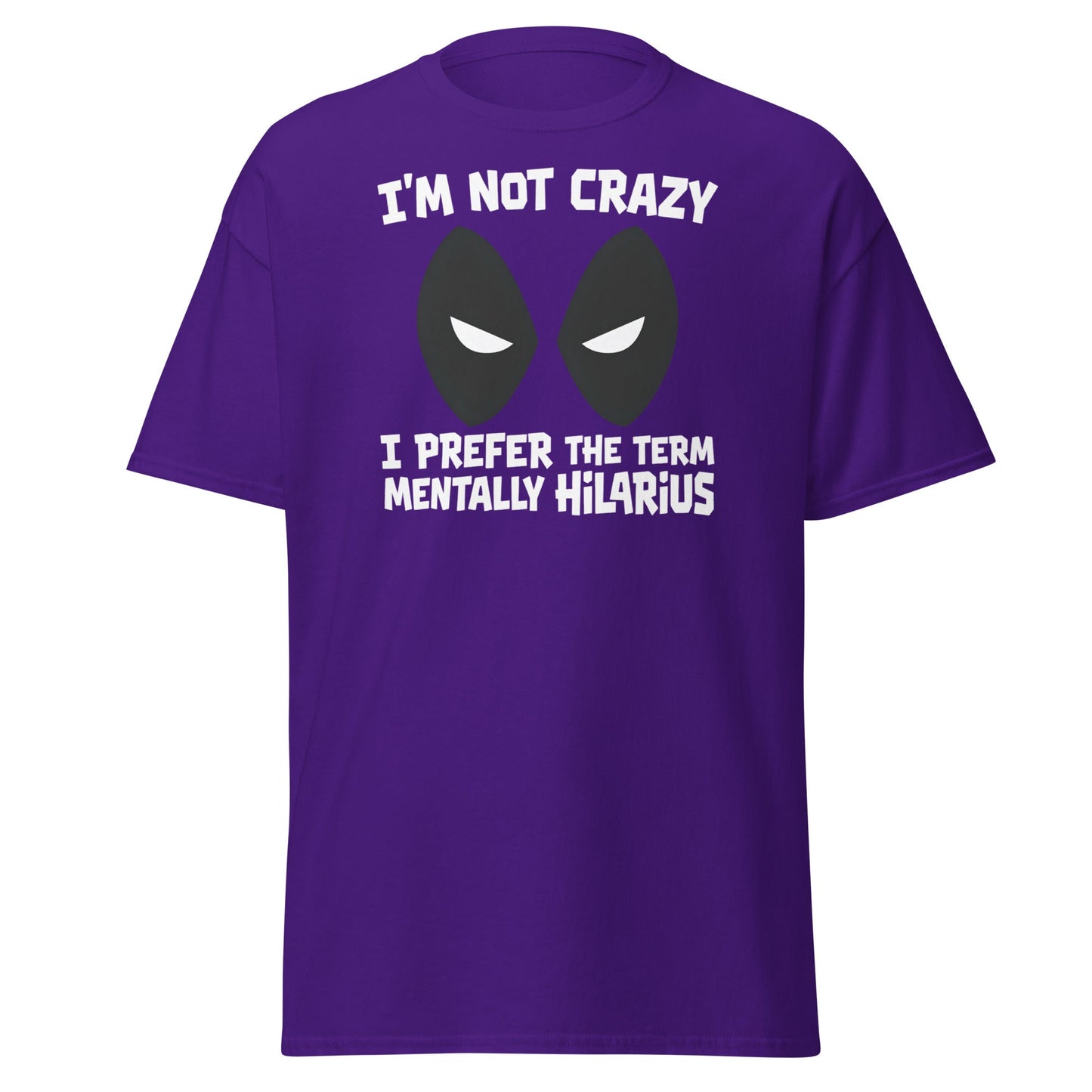Mentally Hilarious T-Shirt | Funny Sarcastic Tee - Purple - T-Shirts Online
