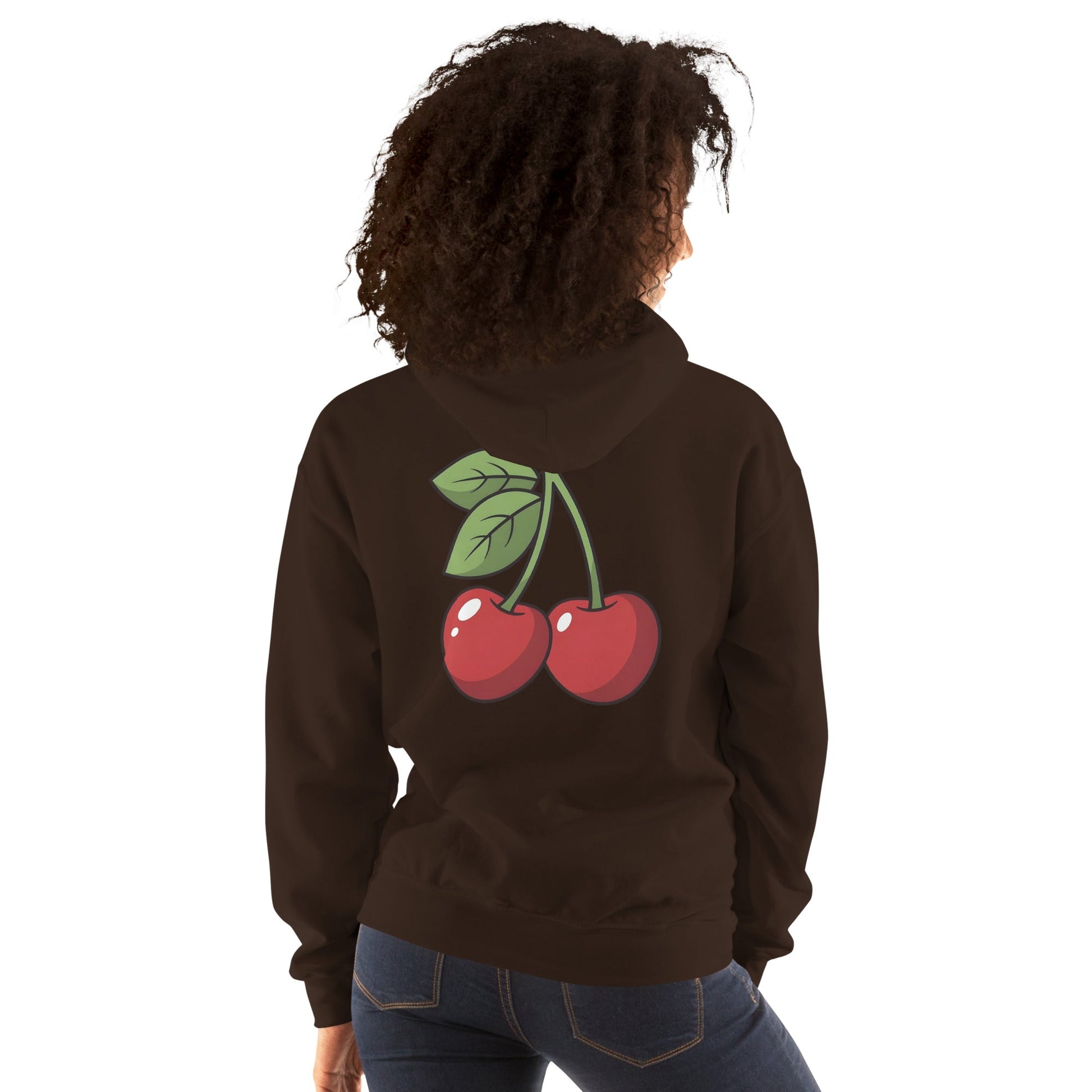 Merry Cherry Hoodie - Dark Chocolate - T-Shirts Online