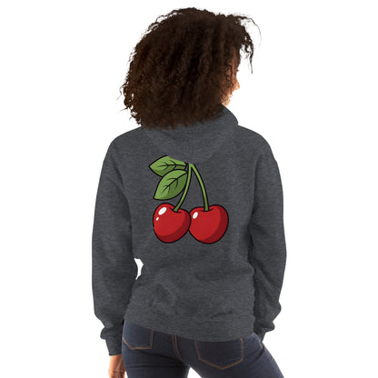 Merry Cherry Hoodie - Dark Heather - T-Shirts Online