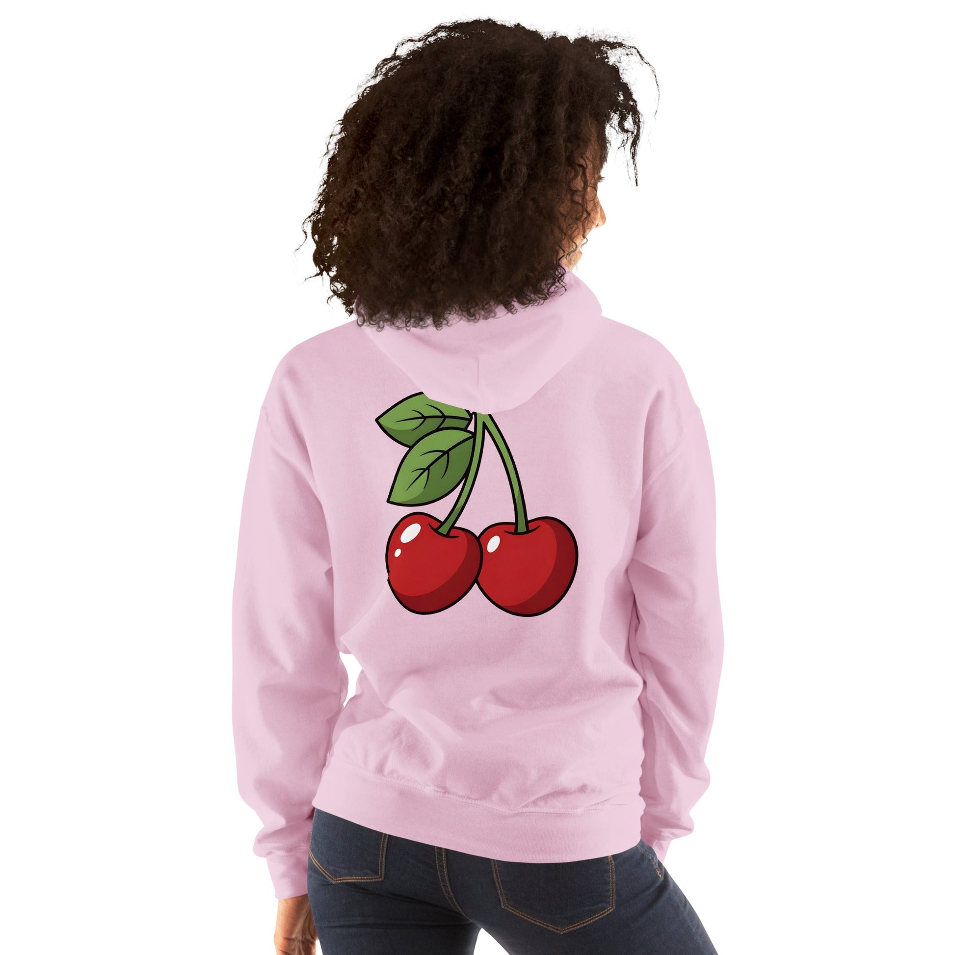 Merry Cherry Hoodie - Light Pink - T-Shirts Online