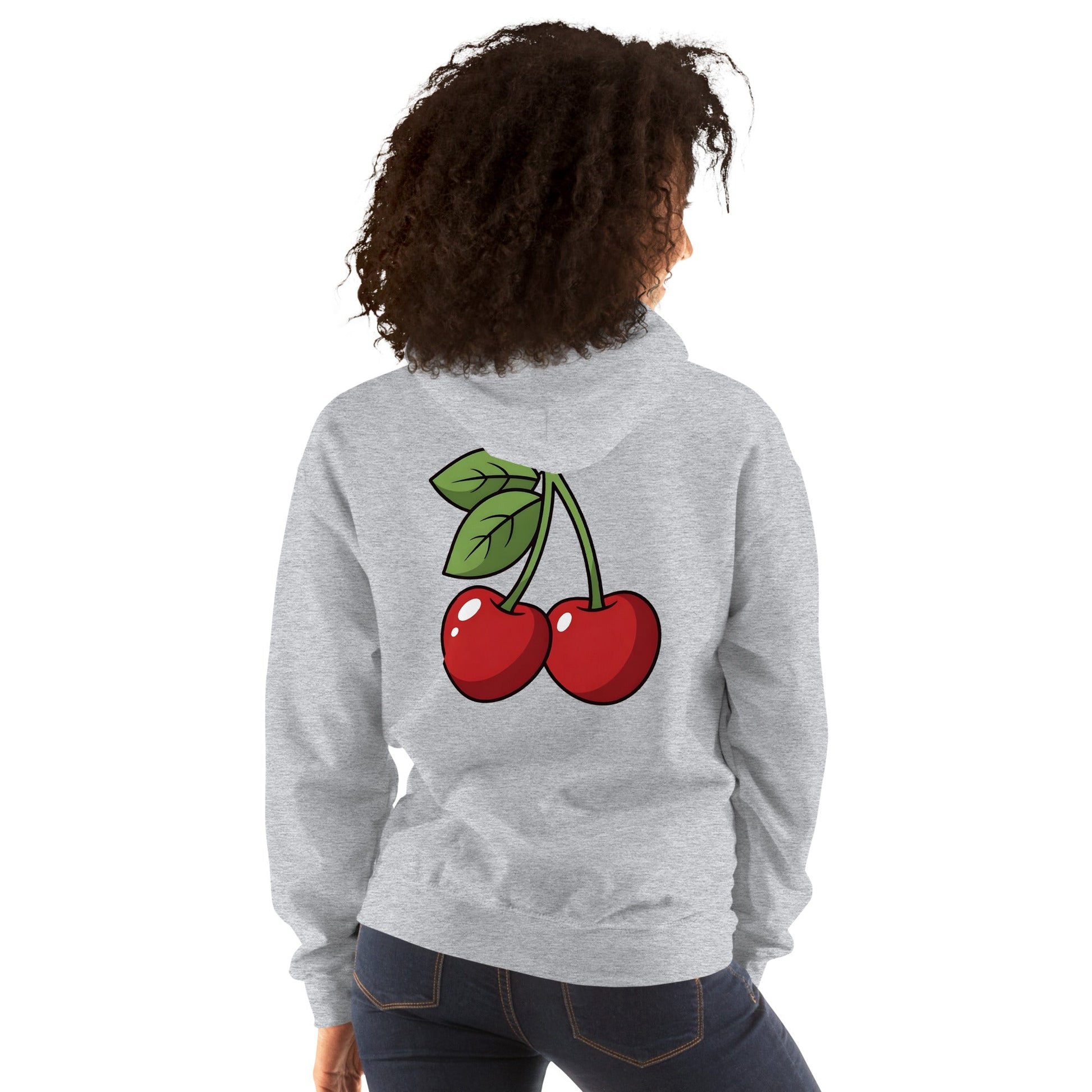 Merry Cherry Hoodie - Sport Grey - T-Shirts Online