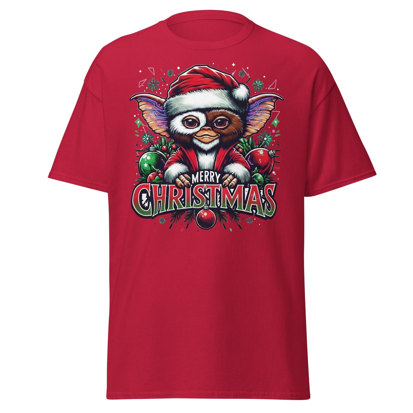 Merry Christmas Gremlin T-Shirt - Cardinal - T-Shirts Online