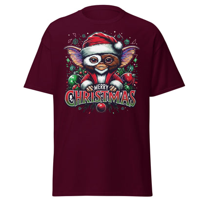 Merry Christmas Gremlin T-Shirt - Maroon - T-Shirts Online
