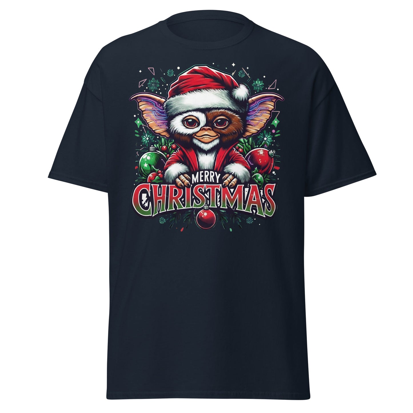 Merry Christmas Gremlin T-Shirt - Navy - T-Shirts Online