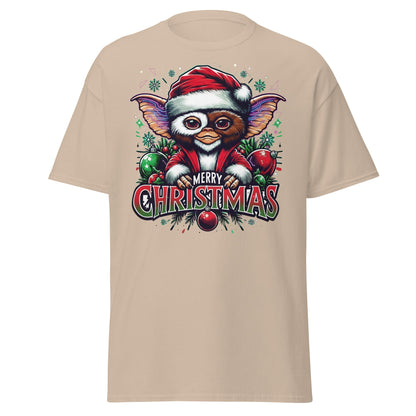 Merry Christmas Gremlin T-Shirt - Sand - T-Shirts Online