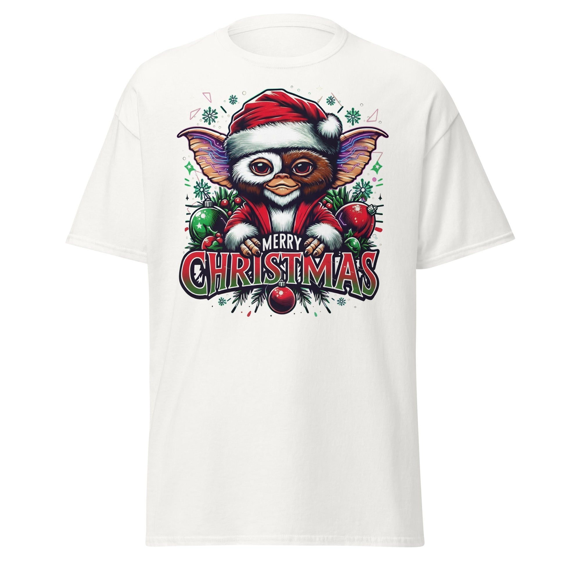 Merry Christmas Gremlin T-Shirt - White - T-Shirts Online