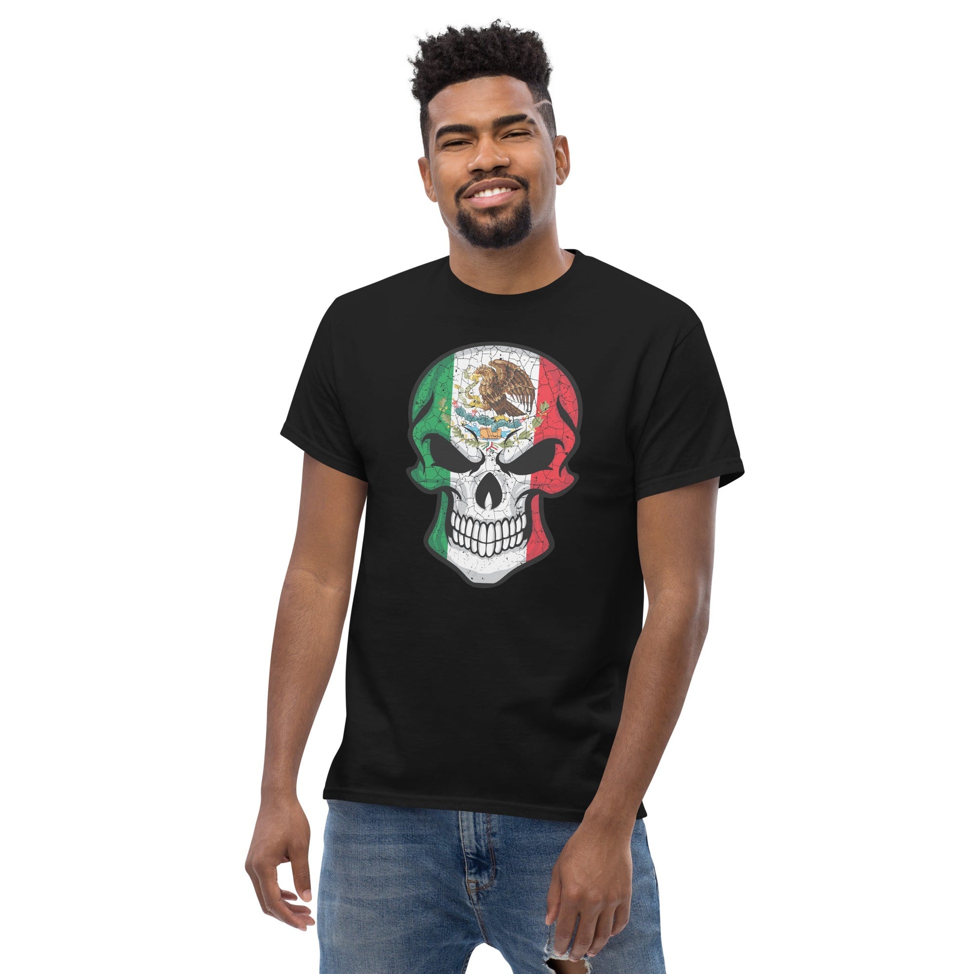 Mexico Skull | Skull T-Shirt - Black - T-Shirts Online