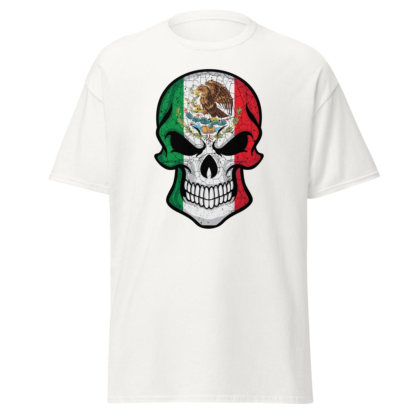 Mexico Skull | Skull T-Shirt - White - T-Shirts Online