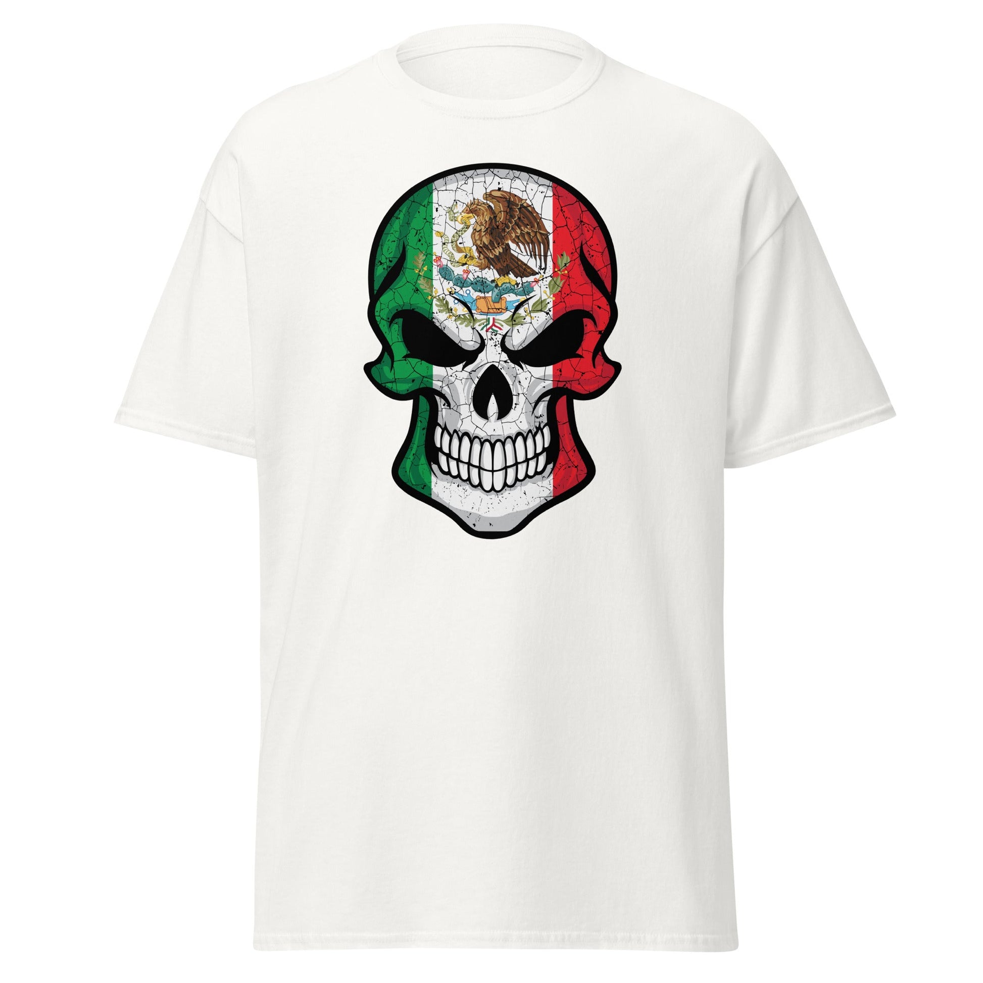 Mexico Skull | Skull T-Shirt - White - T-Shirts Online