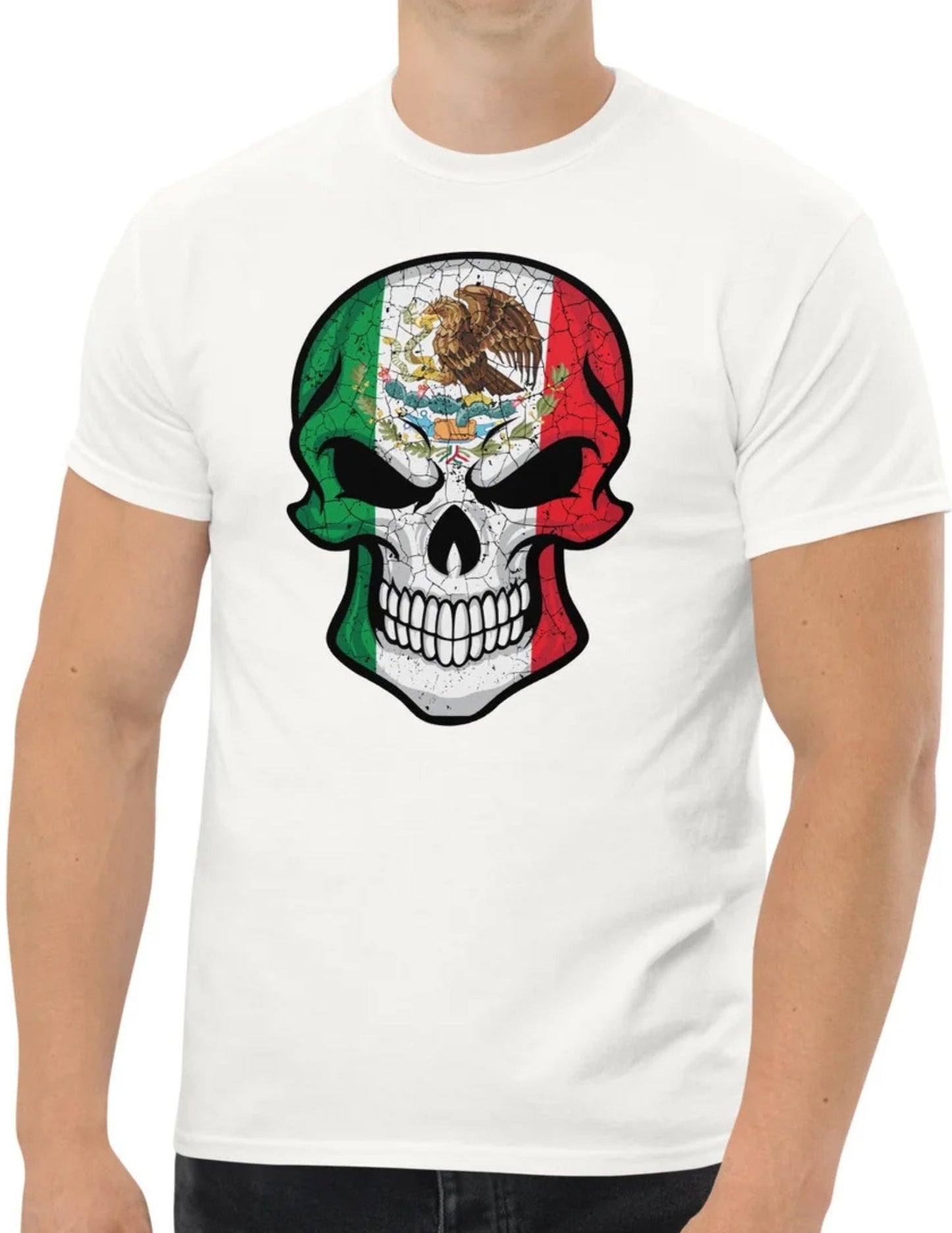 Mexico Skull | Skull T-Shirt - Black - T-Shirts Online