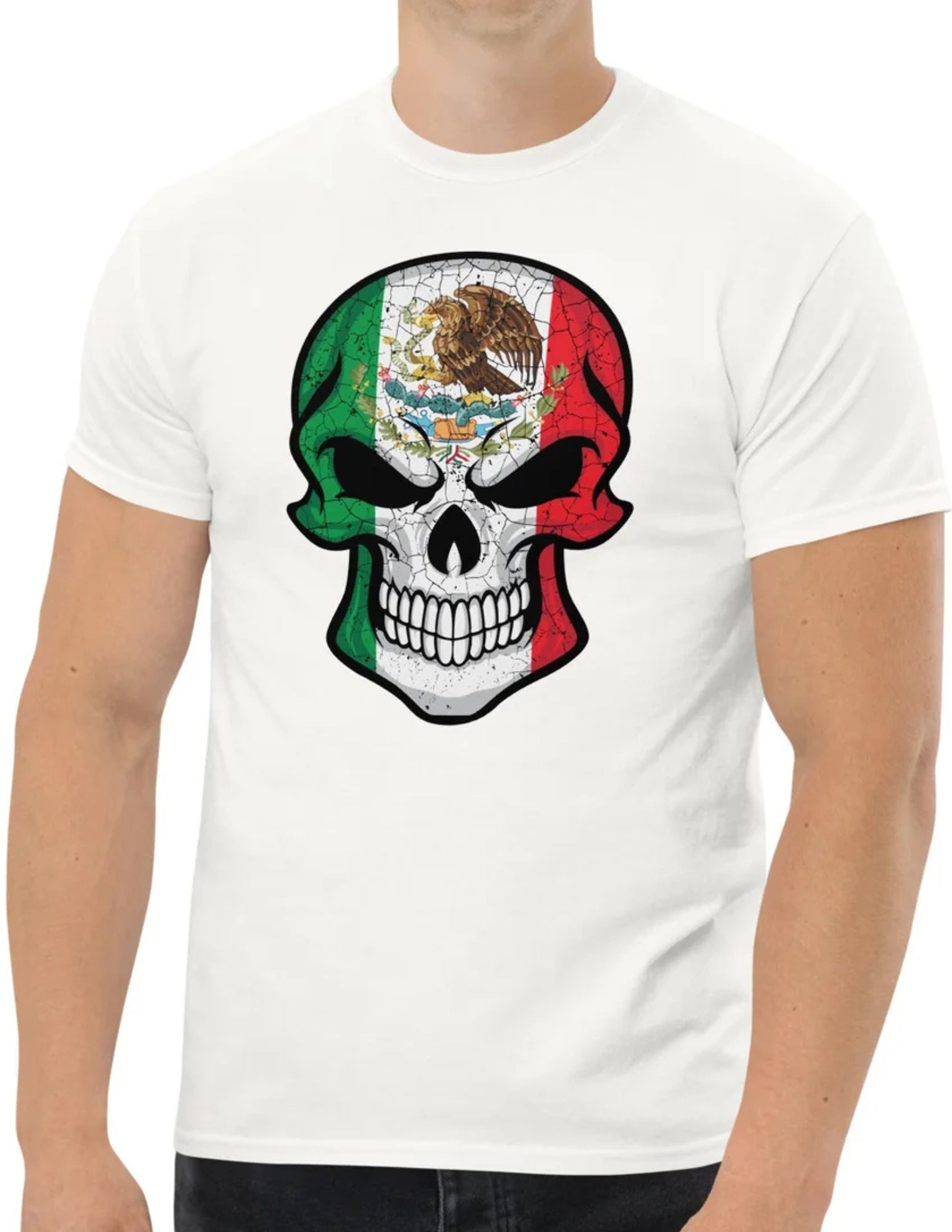Mexico Skull | Skull T-Shirt - Black - T-Shirts Online