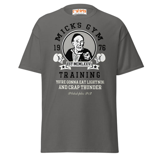 Mick’s Gym T-Shirt - Charcoal - T-Shirts Online