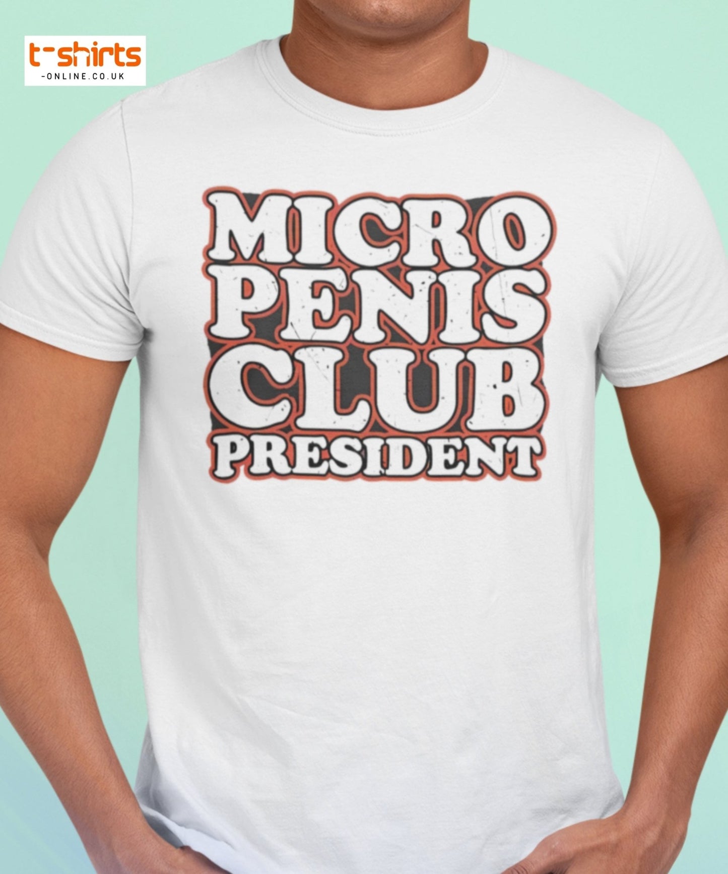 Micro Penis Club President T-Shirt | Funny Adult Tee - Maroon - T-Shirts Online