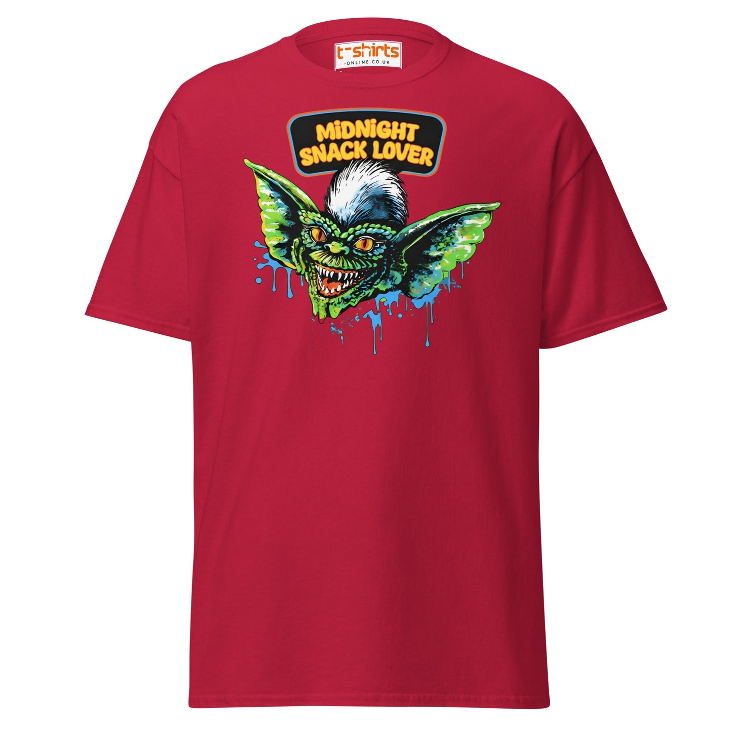 Midnight Snack Lover T-Shirt | Gremlins Movie Monster - Cardinal - T-Shirts Online