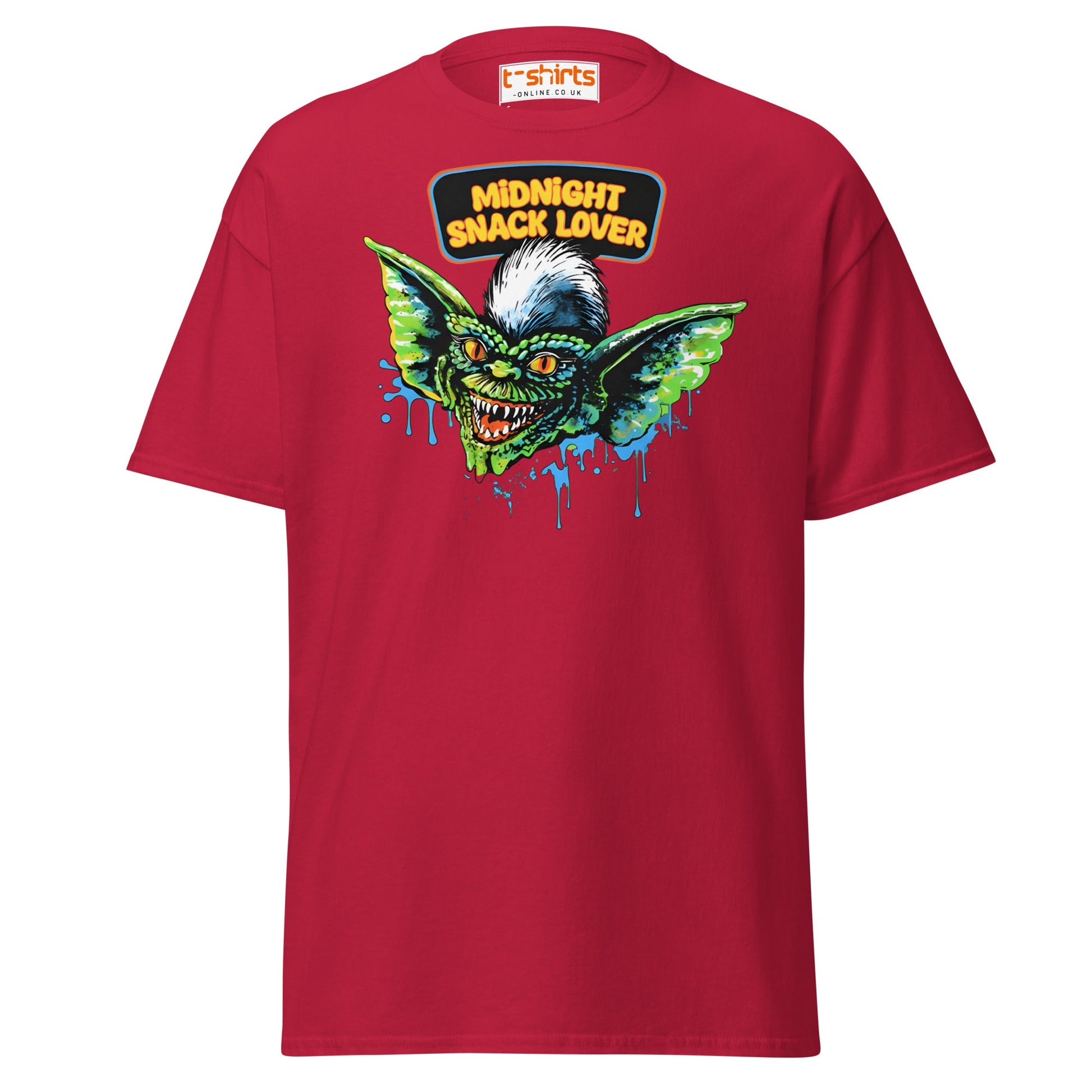 Midnight Snack Lover T-Shirt | Gremlins Movie Monster - Cardinal - T-Shirts Online